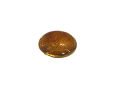 28mm Gold Foil Lampwork Glass Bead 28mm Gold Foil Lampwork Glass Bead