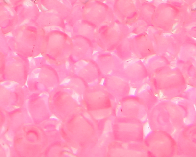 6/0 Pink Inside-Color Glass Seed Beads, 1oz. bag