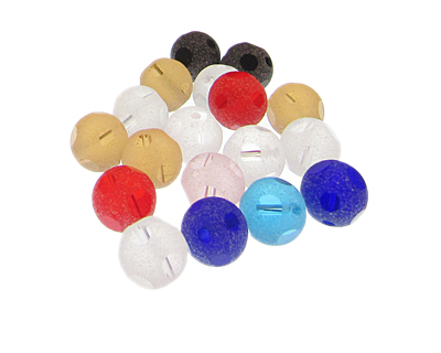 (image for) Approx. 1oz. x 10mm Random Spot Glass Beads - Click Image to Close