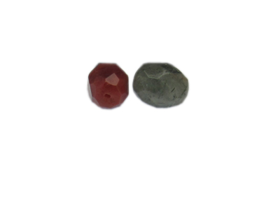 16 x 14mm Mixed Gemstone Faceted Bead, 2 beads