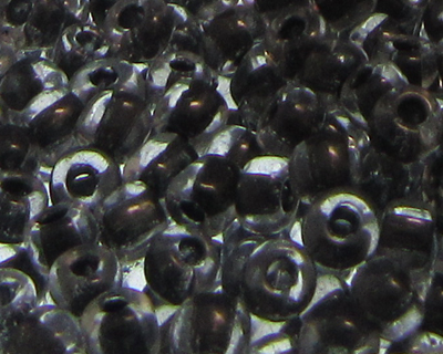 6/0 Black Inside-Color Glass Seed Beads, 1oz. bag