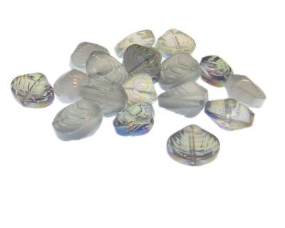 Approx. 1oz. x Random Silver Shell Glass Beads