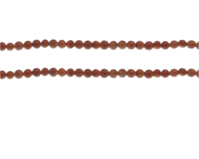 4mm Jasper Gemstone Bead, approx. 43 beads