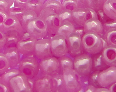 6/0 Deep Cerise Ceylon Glass Seed Beads, 1oz. bag