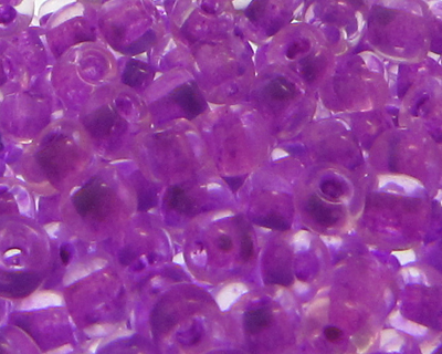 (image for) 6/0 Violet Inside-Color Glass Seed Beads, 1oz. bag
