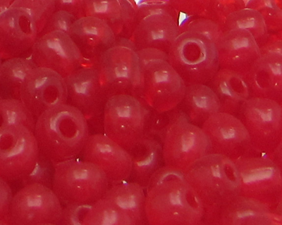 (image for) 6/0 Red Transparent Glass Seed Bead, 1oz. Bag - Click Image to Close