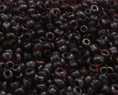 11/0 Red Transparent Glass Seed Bead, 1oz. Bag
