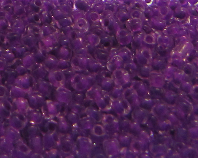 11/0 Purple Inside-Color Glass Seed Bead, 1oz. Bag