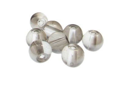(image for) 14mm Silver Galaxy Glass Bead, 8 beads, large hole - Click Image to Close