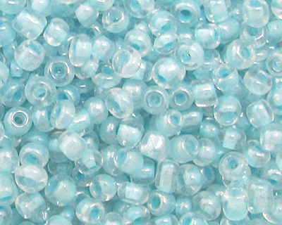 (image for) 11/0 Baby Blue Inside-Color Glass Seed Bead, 1oz. bag