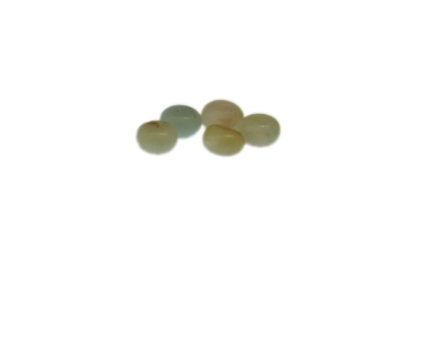 8 x 6mm Amazonite Gemstone Rondelle Bead, 5 beads