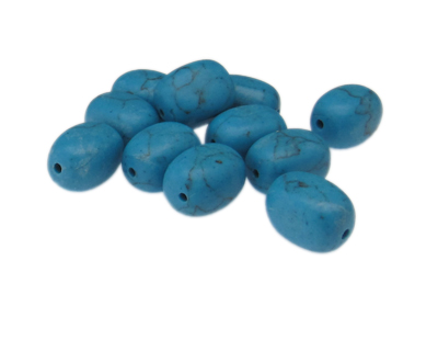 14 x 10mm Turquoise Gemstone Bead, 20 beads