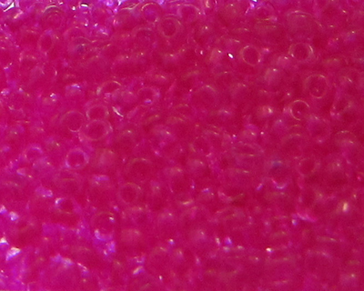 (image for) 11/0 Fuchsia Transparent Glass Seed Beads, 1oz. bag