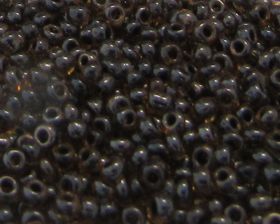 11/0 Brown Transparent Glass Seed Bead, 1oz. Bag