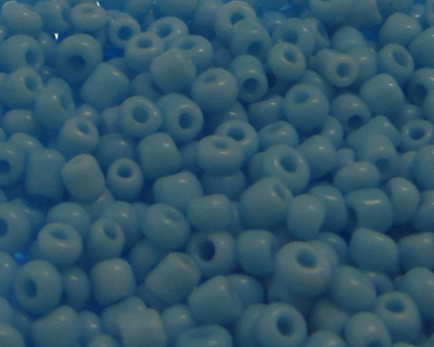 11/0 Pastel Blue Opaque Glass Seed Bead, 1oz. Bag