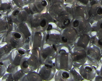 6/0 Deep Silver Inside-Color Glass Seed Beads, 1oz. bag