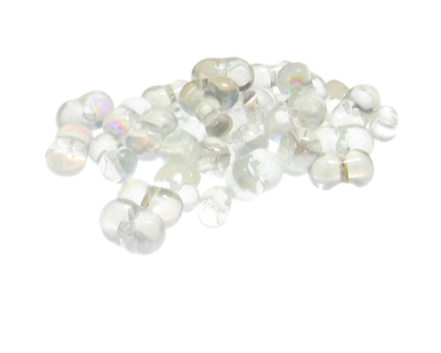 (image for) Approx. 1.5oz. x 12x8mm Crystal Peanut Glass Bead