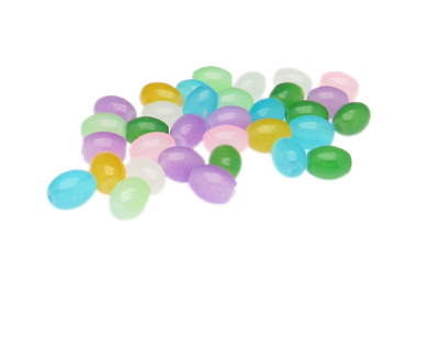 Approx. 1oz. Jelly Bean Designer Glass Bead Mix