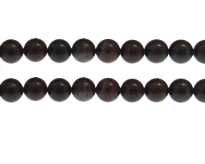 (image for) 10mm Dark Brown Gemstone Bead, approx. 20 beads