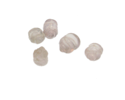 (image for) 14 x 10mm Rose Quartz Gemstone Nugget Bead, 5 beads