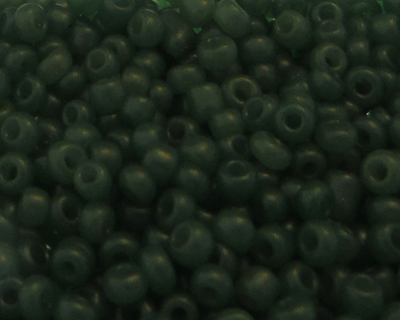 11/0 Grass Green Opaque Glass Seed Bead, 1oz. Bag
