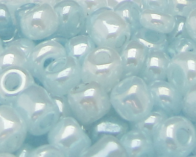6/0 Sea Foam Ceylon Glass Seed Bead, 1oz. Bag