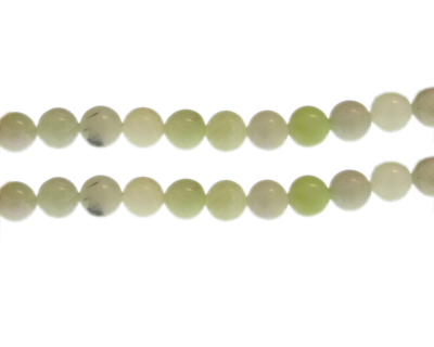 (image for) 8mm Pale Green Gemstone Bead, approx. 23 beads